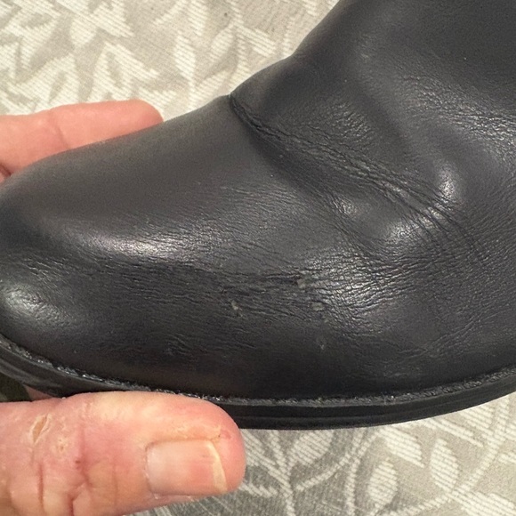 Nautica Women's Size 6.5 Black Leather Mid Calf Knee Length Low Heel NEW - Picture 7 of 7